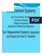 Measurement Systems: Application and Design by Ernest O. Doebelin