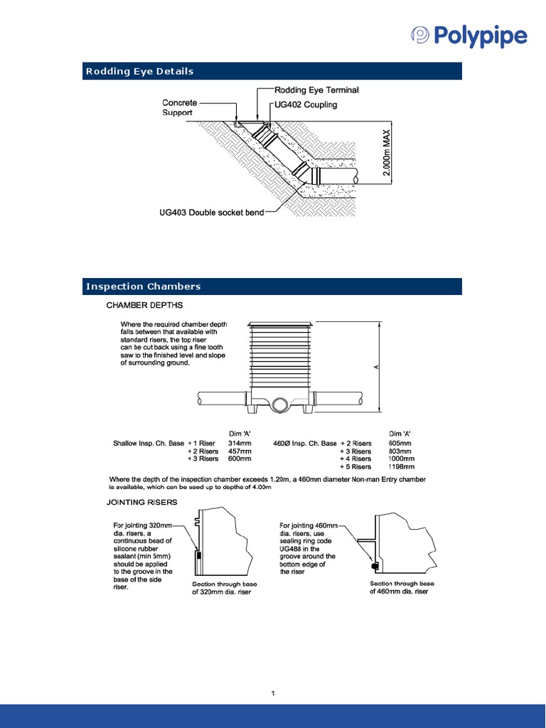 Inspection Chamber Installation Guide | PDF | Industries | Building ...