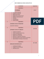 Project Report on Working Capital Management