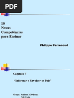 Competência 7- Philippe Perrenoud