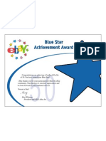 Star Award Blue