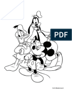 Planse de Colorat Mickey