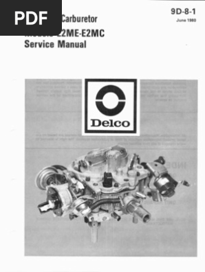 1980 Dual Jet E2 M | PDF | Carburetor | Throttle