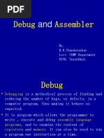 Debug and Assembler