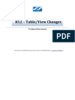 R12 Table-View Changes