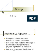 Equations of Change ChE 131