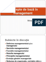 Concepte de Baza in Management