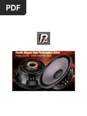 p audio woofer