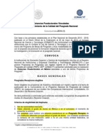 Convocatoria Estancias Posdoctorales 2014-1