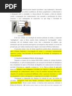Artigo Inteligência Policial e Investigação