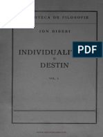 I.biberi,Individualitate Si Destin. Volumul 1,Buc.,