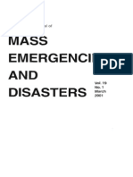 Journal of Mass Emergencies