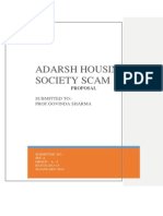 Adarsh Housing Society Scam: Submitted To:-Prof - Govinda Sharma