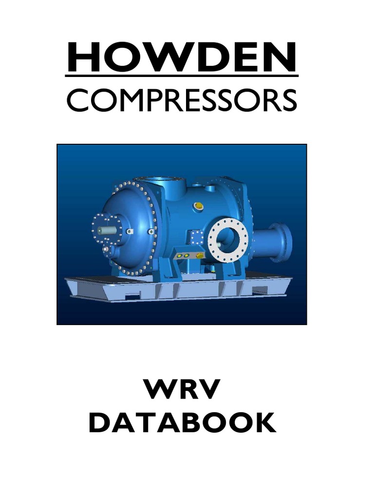 HDWRV Databook Gas Compressor Bearing (Mechanical)