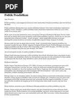 Download Politik Pendidikan by John Q SN2058421 doc pdf