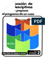 Gago Huguet, Antonio - Elaboracion de Cartas Descriptivas. Guia Para Preparar El Programa de Un C-1