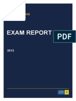 Annual Exam Report 2013