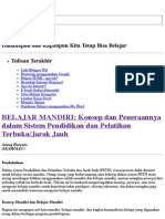 BELAJAR MANDIRI