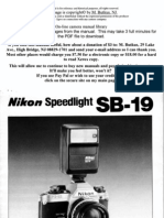 Nikon Speedlight Sb-19