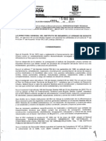 Resolucion 4880 - 2011 - Especificaciones Técnicas Generales de Materiales y Construcción para Proyectos en Infraestructura Vial y de Espacio Público en Bogotá