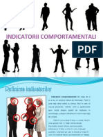 Indicatorii Comportamentali