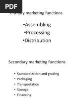 Primary Marketing Functions Vinay