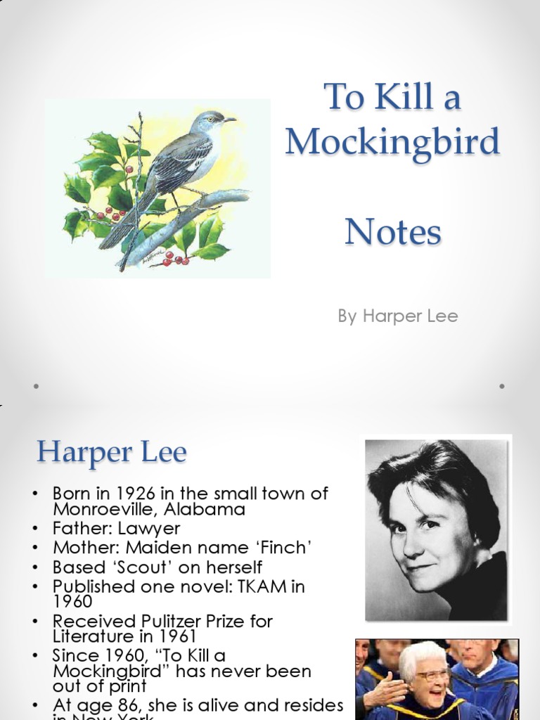 To Kill a Mockingbird Notes To Kill A Mockingbird Discrimination