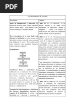 Descripción General de La Escuela