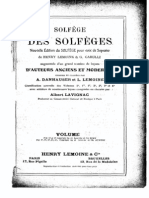 Solfege Des Solfege Vol. 9a-10a Score