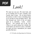 Look - C.S. Lewis