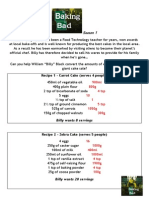 Baking Bad - Season 1 - Ratio and Proportion - Answers