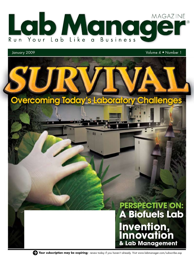 Lab Manager January 2009 Project Management Leadership