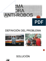 Detector Sonoro Anti-robos