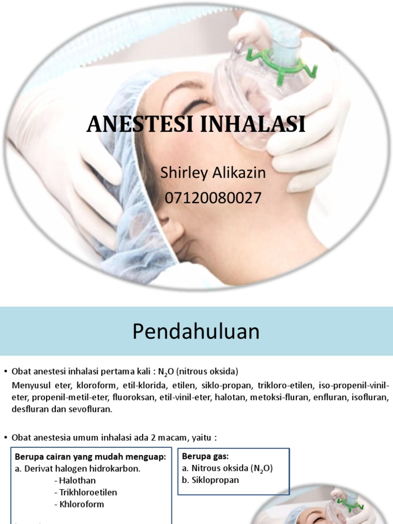 Anestesi Inhalasi: Obat dan Mekanisme | PDF