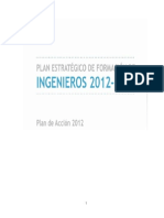 Plan Estrategico Formacion Ingenieros 2012 2016