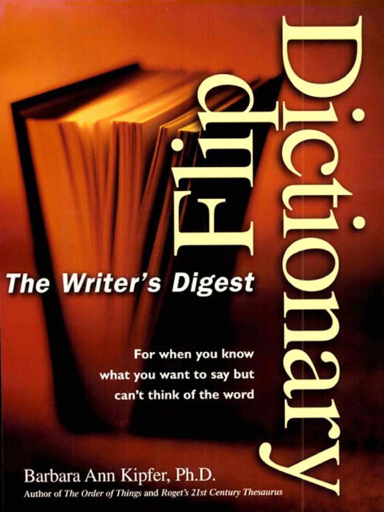 Writers Digest Flip Dictionary-Mantesh photo