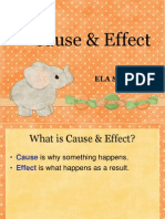 Cause and Effect Introduction
