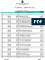 Lista Aprovados Sisu 2013-1-1 Chamada