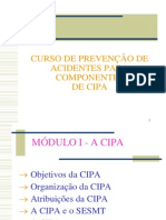 CIPA - CURSO DE PREVENÇÃO DE ACIDENTES  -  JOHNSON CONTROLS