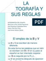 LA ORTOGRAFÌA Y SUS REGLAS