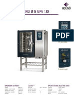 Visual Cooking B & Bpe 1.10: Capacity Specifications, Electric Oven Dimensions & Weight