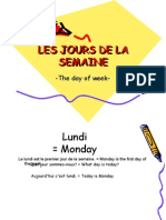 Les Jours De La Semaine (The days of the week)