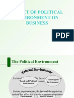 Impact of Political Environment On Business