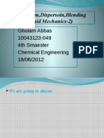 Suspension,Dispersion ,Blending