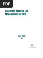 Autosys Job Management - Unix User Guide