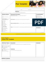 Lesson Plan Template: Standards/Objectives