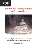 Download The Myth of Trophy Hunting as Conservation by Carol Gief SN205967232 doc pdf