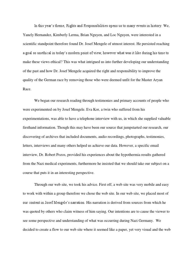 essay on concentration camps