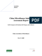 China Microfinance Industry Assessment Report