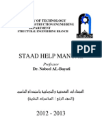 Staad Help Manual